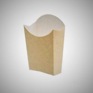 EMBALAGEM EM CARTÃO KRAFT CASTANHO PARA FRITOS - Image 3